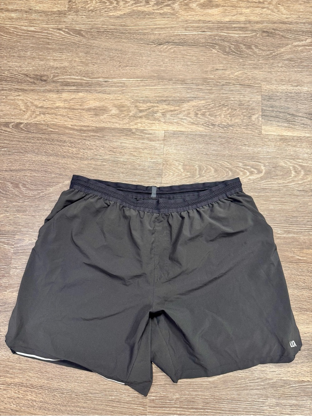 VRST Men’s XXL Black 7” Accelerate Running Shorts Lined Reflective Athletic